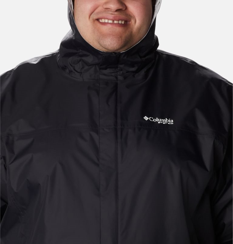 Men's Columbia PFG Storm Jackets Black | Plus Size CA-P1805